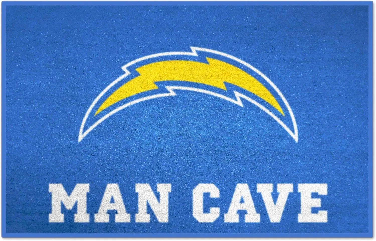 FANMATS 14361 NFL San Diego Chargers Nylon Universal Man Cave Starter Rug , 19"x30"
