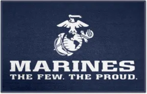 Fanmats Military 'Marines' Nylon Face Starter Rug, 19"x30"