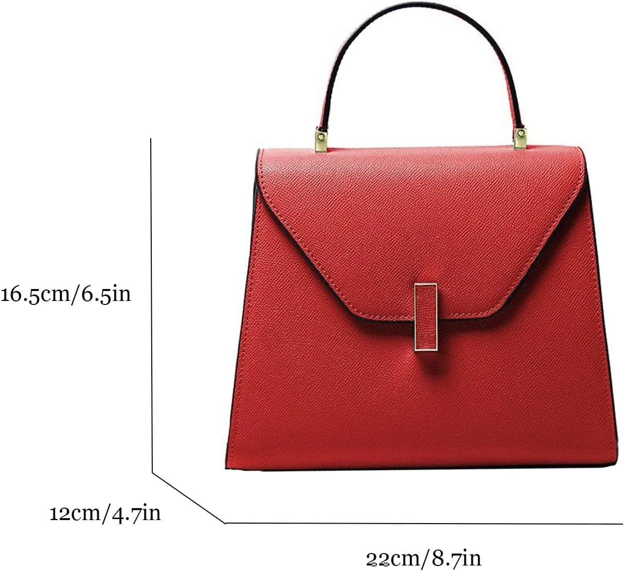 Fashion Genuine Leather Tote Handbag Top Handle Purse classic Crossbody Handbag Designer Satchel Bag with Detachable Strap