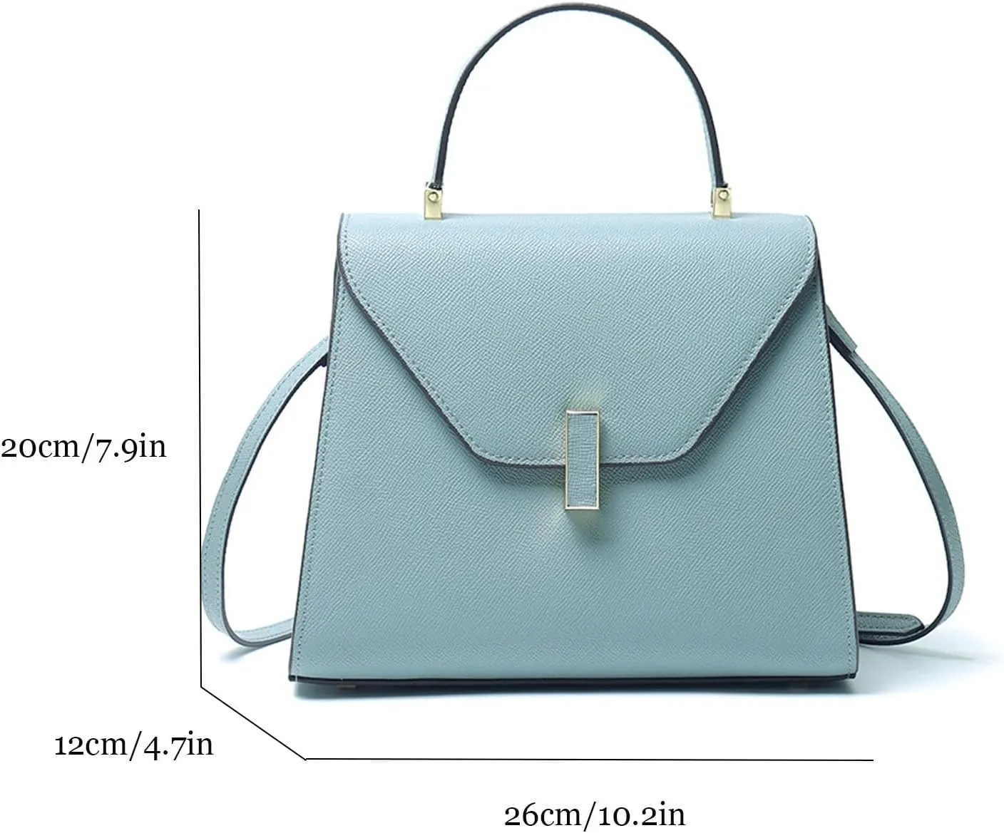 Fashion Genuine Leather Tote Handbag Top Handle Purse classic Crossbody Handbag Designer Satchel Bag with Detachable Strap