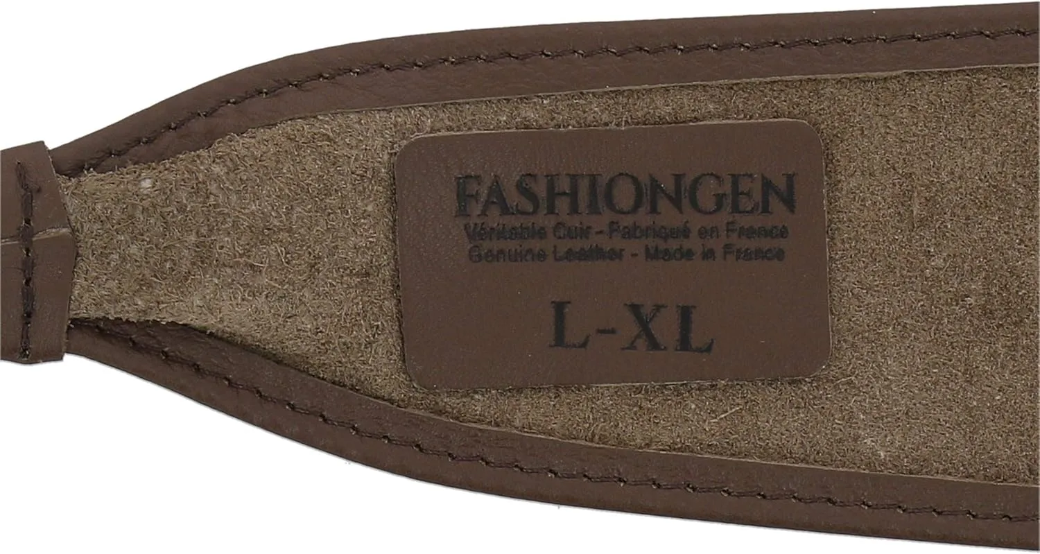 FASHIONGEN - Woman Italian leather Obi belt, CASSIANE