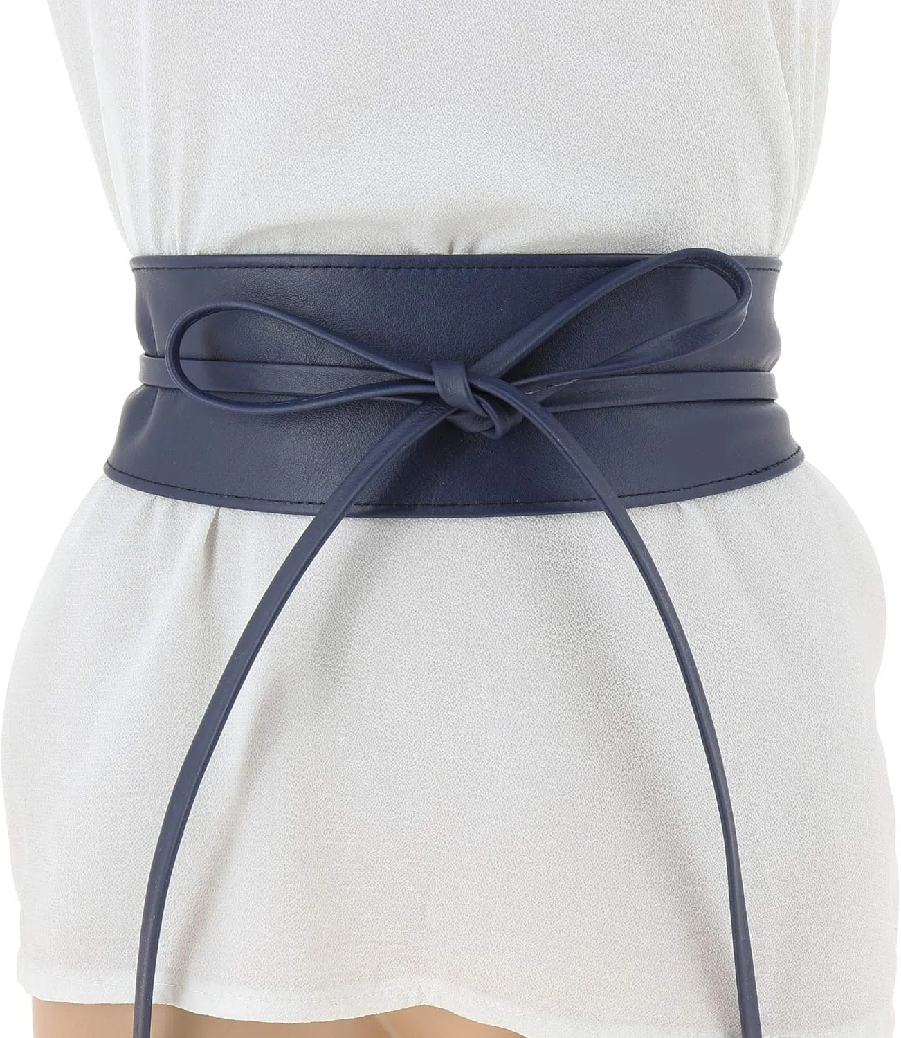 FASHIONGEN - Woman Italian leather Obi belt, CASSIANE