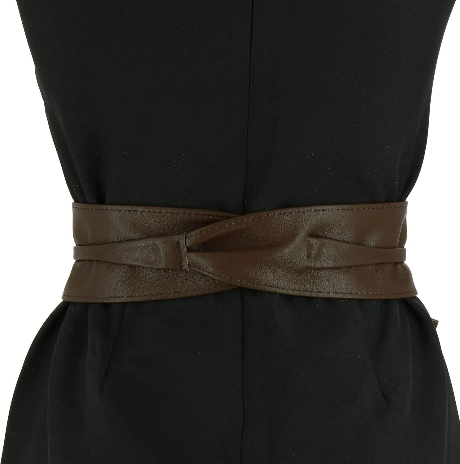 FASHIONGEN - Woman Italian leather Obi belt, CASSIANE