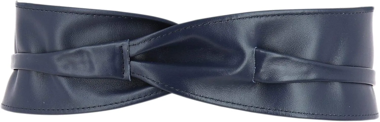 FASHIONGEN - Woman Italian leather Obi belt, CASSIANE