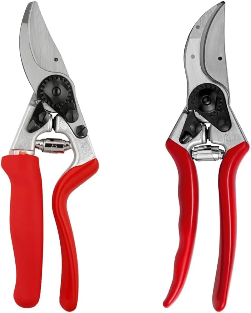 Felco Pruning Shears (F 7) - High Performance Swiss Made One-Hand Garden Pruners & F-2 068780 Classic Manual Hand Pruner, F 2