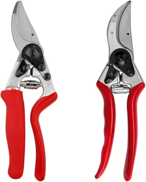 Felco Pruning Shears (F 7) - High Performance Swiss Made One-Hand Garden Pruners & F-2 068780 Classic Manual Hand Pruner, F 2
