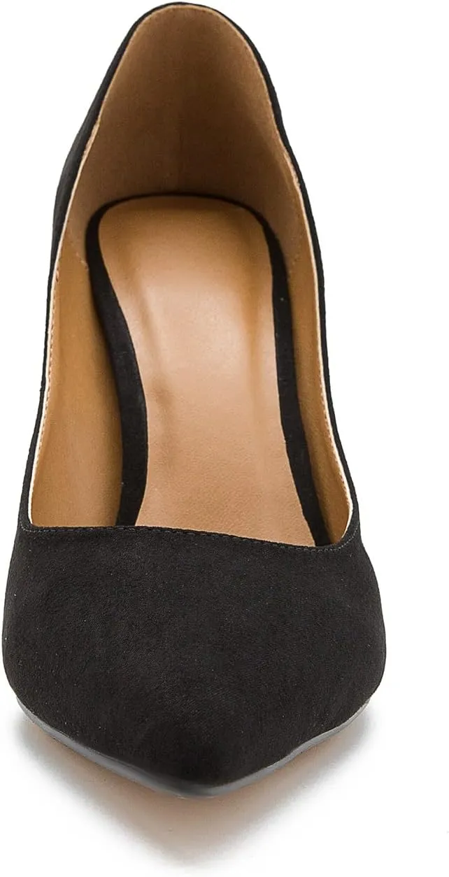 fereshte Women's Men's Slip On Stilettos High Heels Dress Pumps Shoes