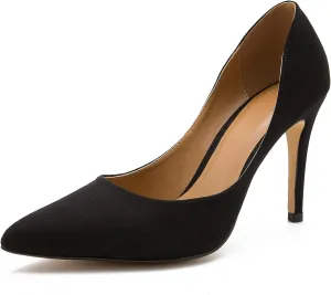 fereshte Women's Men's Slip On Stilettos High Heels Dress Pumps Shoes