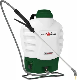 Field King 18V Lith-Ion Battery Powered Variable Flow Backpack Sprayer