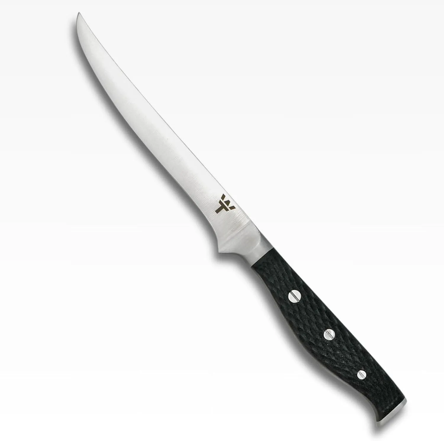 Fish Fillet Knife - 6’’ Premium Swedish Sandvik Stainless Steel, G10 Non-Slip Handle, Kydex Protective Sheath - Professional Grade Fishing Knife, Black