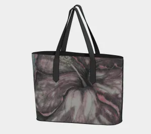 Five-star Leather Grisaille Pink Hibiscus Bag Live chat support Tote Vegan