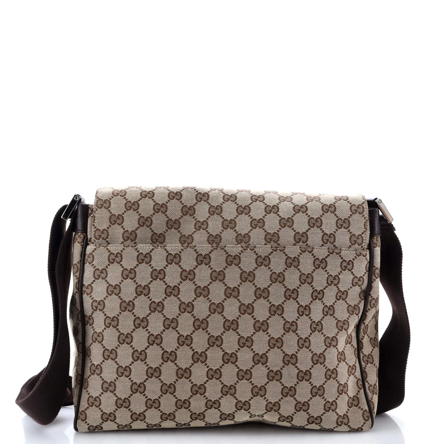 Flap Messenger Bag GG Canvas Medium