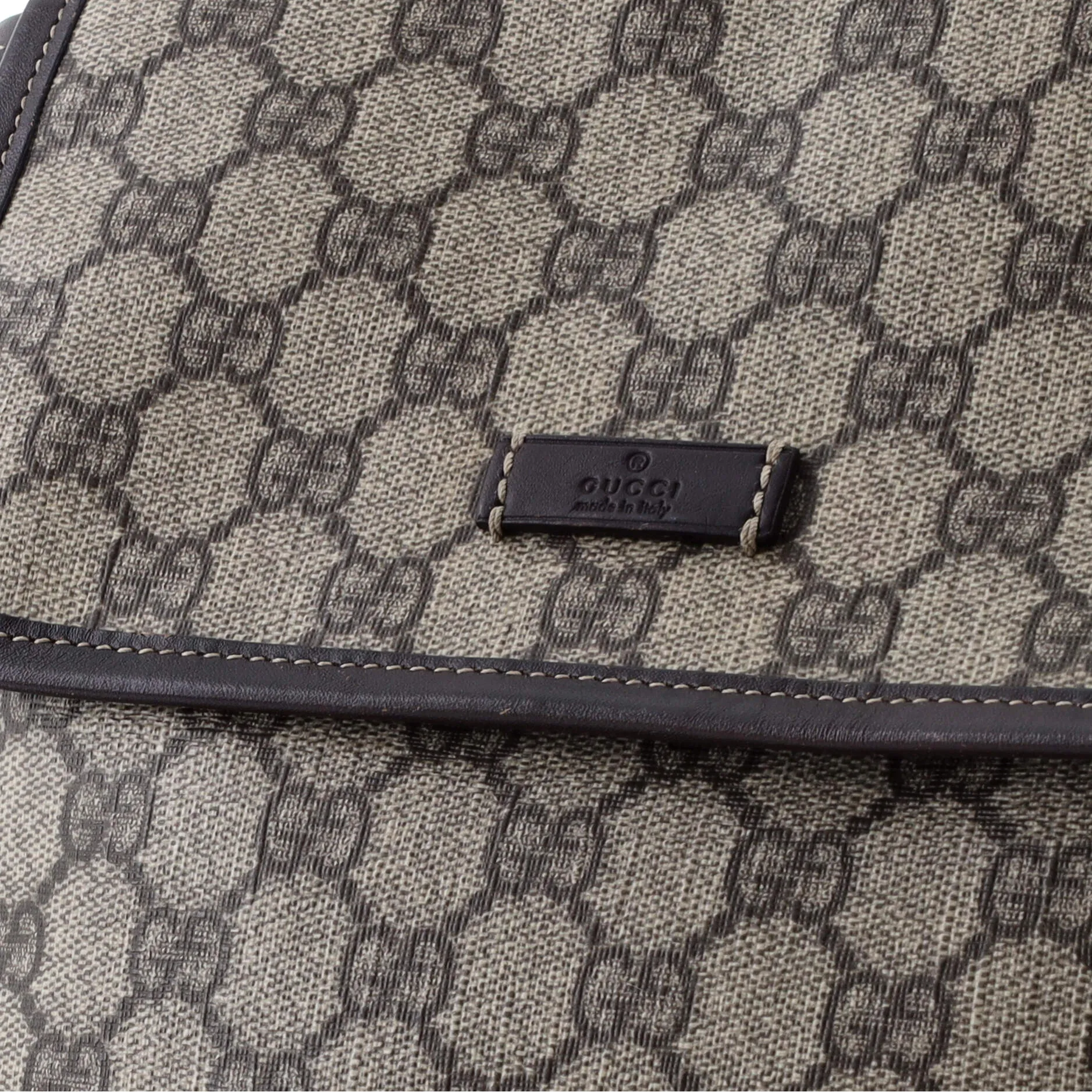 Flap Messenger GG Coated Canvas Small