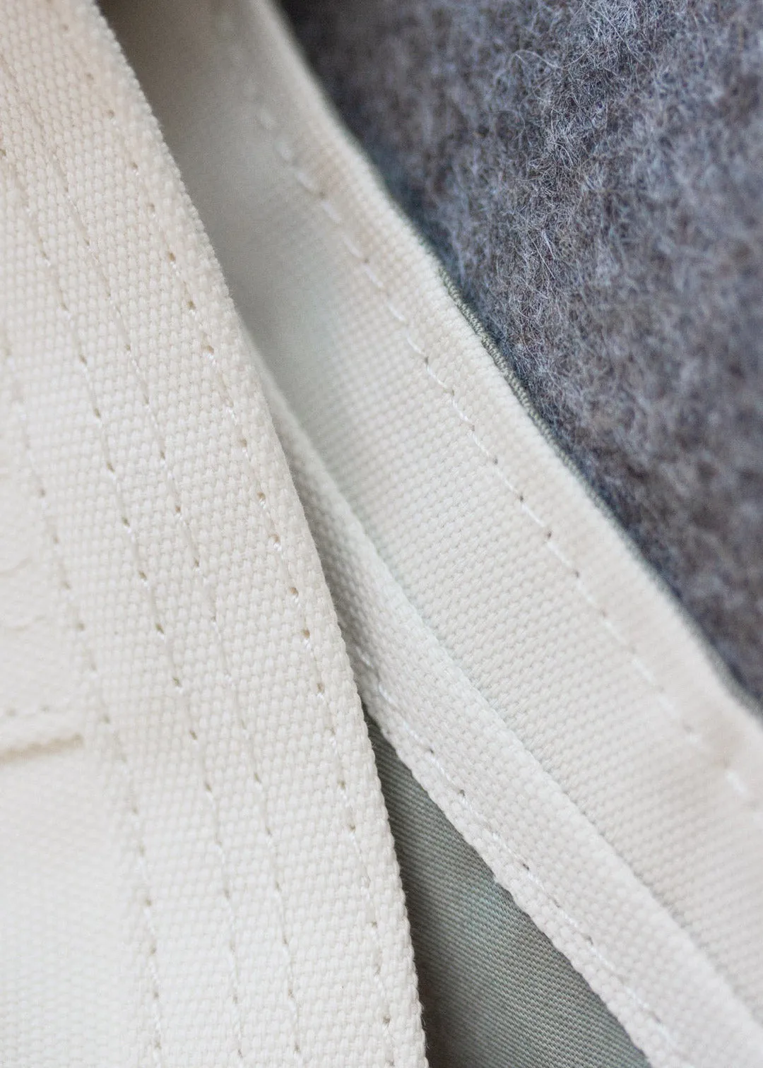 Flap Tote Small – Natural White
