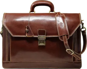 Floto Luggage Venezia Briefcase, Brown, One Size