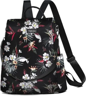 Fmeida Backpack Purses for Women Anti-Theft Travel Backpack Waterproof Daypack Fashionable Convertible Shoulder Bag for College Office Supplies