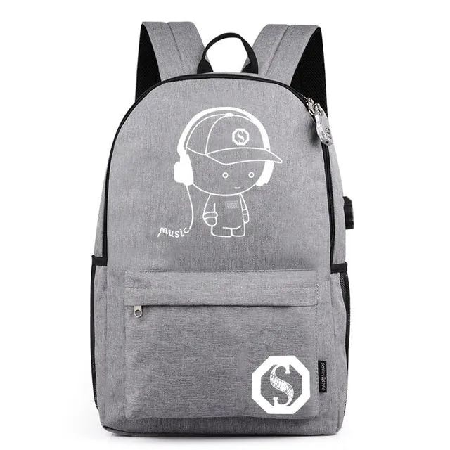 For Theft Charge Backpack USB Fashion Rapid shipping Men Limited edition Anti