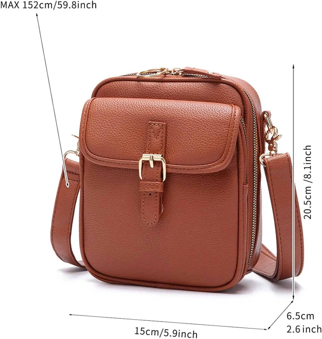 Forcipower Crossbody Leather Bag, Forcipower Crossbody Bag Urvashi Crossbody Leather Bag with 10 Card Slots