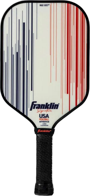 Franklin Sports Pro Pickleball Paddles - Signature Series Pro Pickleball Paddle with MaxGrit Surface - USA Pickleball (USAPA) Approved Tournament Pickleball Paddles - 13mm   16mm Polypropylene Cores