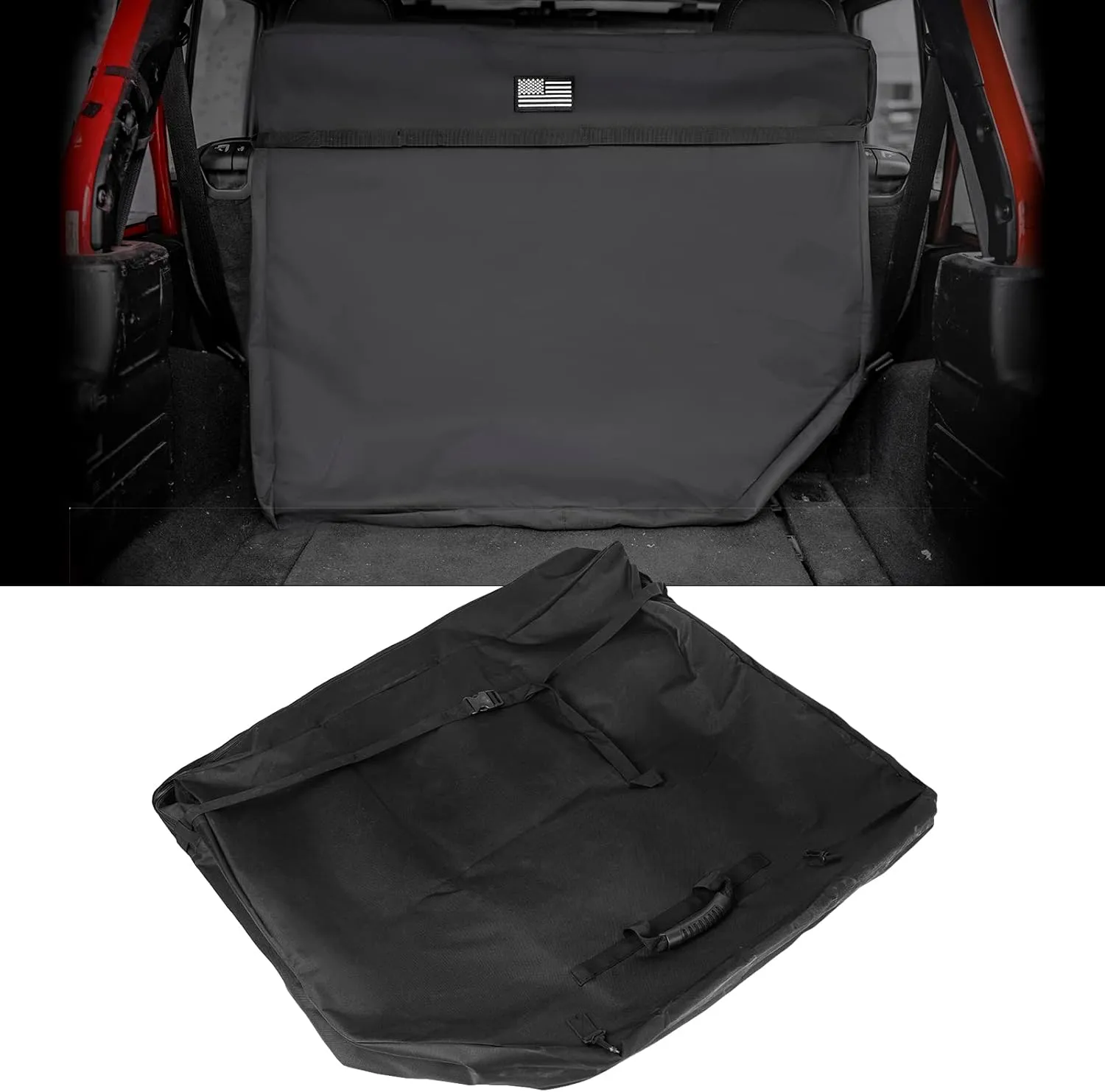 Freedom Panel Hard Top Storage Bag for 2007-2023 Jeep Wrangler JK JKU JL JLU Unlimited Gladiator JT 2-Door & 4-Door & 2020 2023 Gladiator JT(Black)