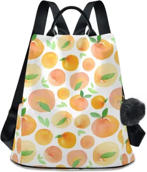 Fruit Print Anti-theft Backpack Handbags for Women Travel Rucksack Lightweight Shoulder Bags for Outing Shopping Going Out Backpack Pattern 3