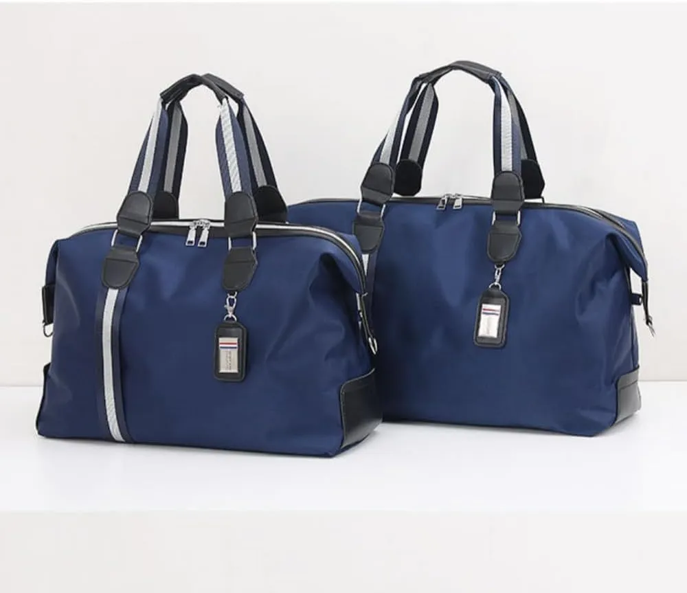 FUNSEED Travel Bag for Women Men, Large Capacity Waterproof Foldable Nylon Business Tote Travel Bag