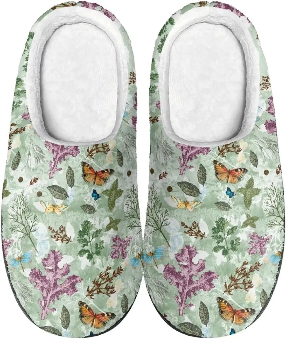 Fuzzy Slippers for Women Everyday Holiday Party Wear Warm Soft Anti-Slip