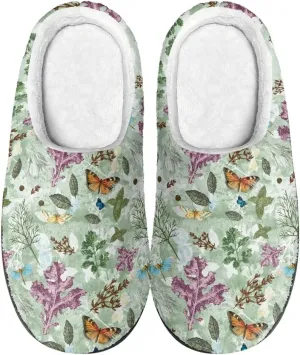 Fuzzy Slippers for Women Everyday Holiday Party Wear Warm Soft Anti-Slip