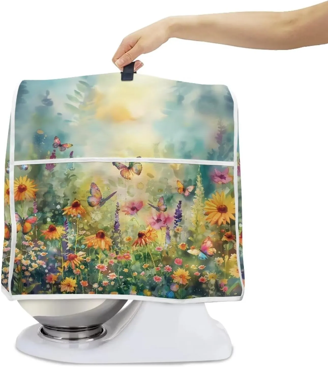 Garden Design Kitchen Aid Mixer Cover Blender Cover Small Appliance Cover Kitchen Mixer Blender Covers Food Processor Dust Cover With Top Handle for Home Decor Organizer Bag