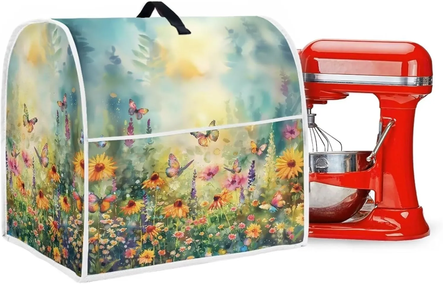 Garden Design Kitchen Aid Mixer Cover Blender Cover Small Appliance Cover Kitchen Mixer Blender Covers Food Processor Dust Cover With Top Handle for Home Decor Organizer Bag