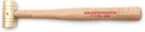 GEARWRENCH 8 oz. Brass Hammer with Hickory Handle - 81-110G