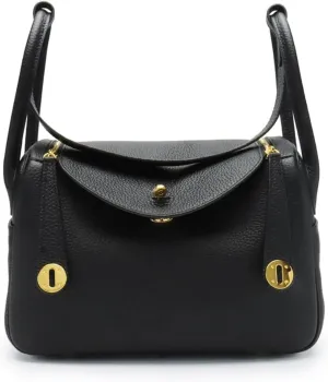 Genuine Leather Crossbody Tote Bag, Lychee Grain Mini Shoulder Bag,10.2IN Square Handbag for Business Casual