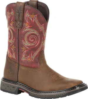 Georgia Boot Unisex-Child Carbo-tec Lt Western Boot