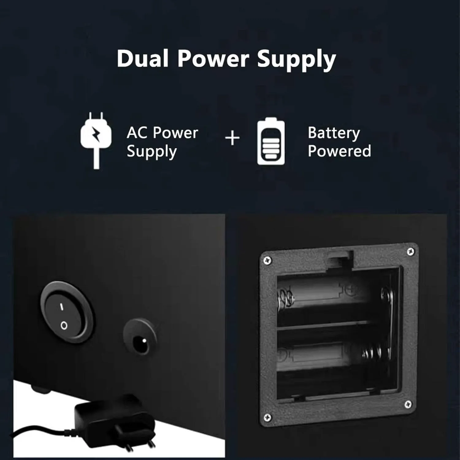 GeRRiT Automatic Watch Winder with LED Illumination Watch Winder Box Black Piano Paint Exterior Quiet Motor Dual Power Supply Watch Winder