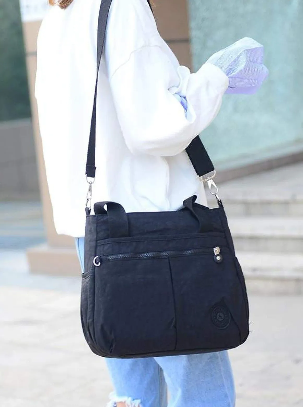 Girls Nylon Waterproof Kipling Inspired 5 Piece Shoulder Bag Set