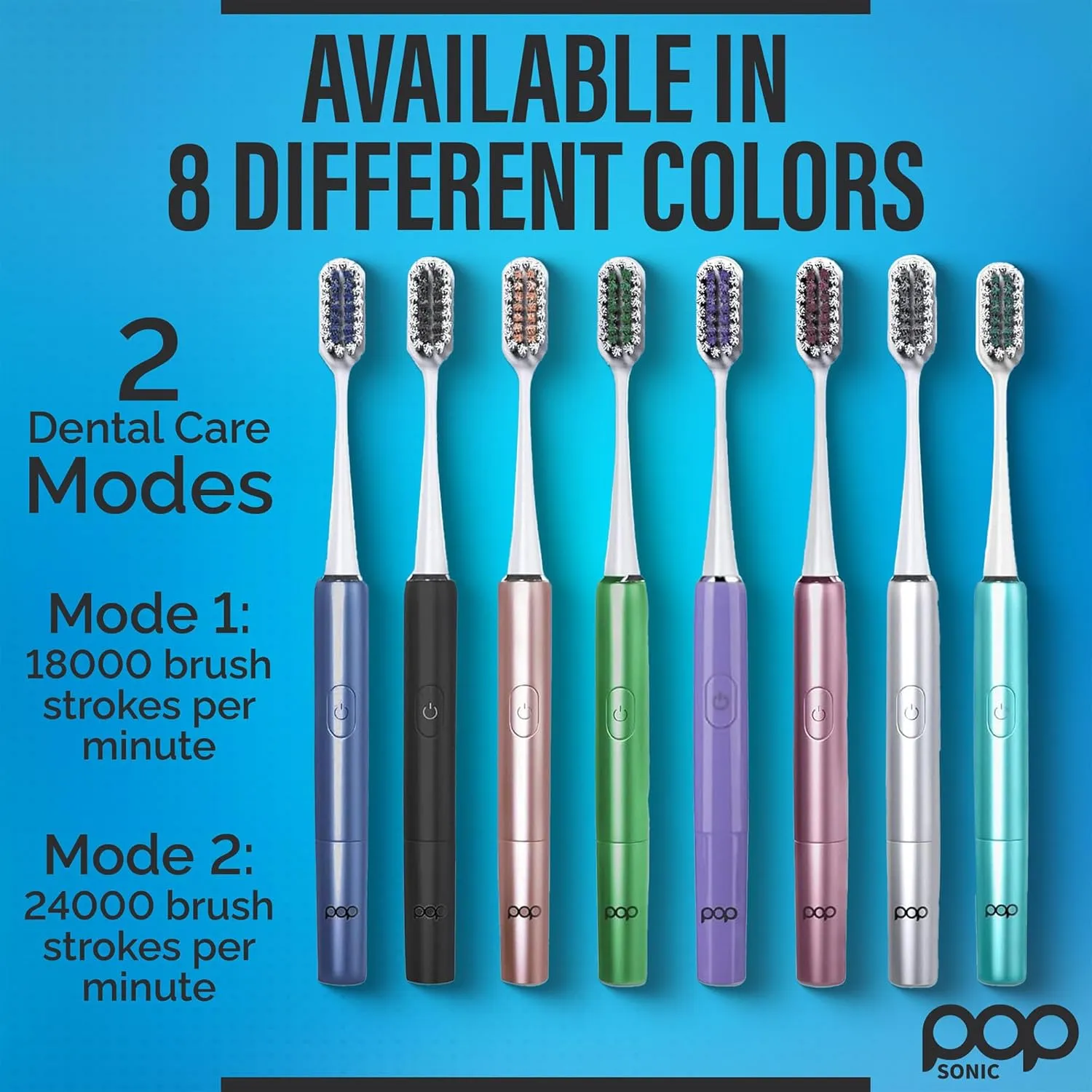 Go Plus Sonic Toothbrushes for Adults w/Electric Toothbrush Case - Electric Toothbrush for Adults & Kids - Sonic Toothbrush w/ 2 Speeds - 18000-24000 Vibrations Per Minute (Rosy Pink)