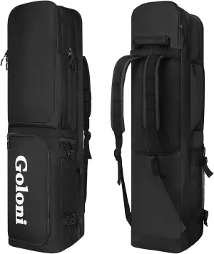 Goloni 4 Sticks Field Hockey Bag with Shoulder Straps,Field Hockey Stick Backpack with Shoe Compartment