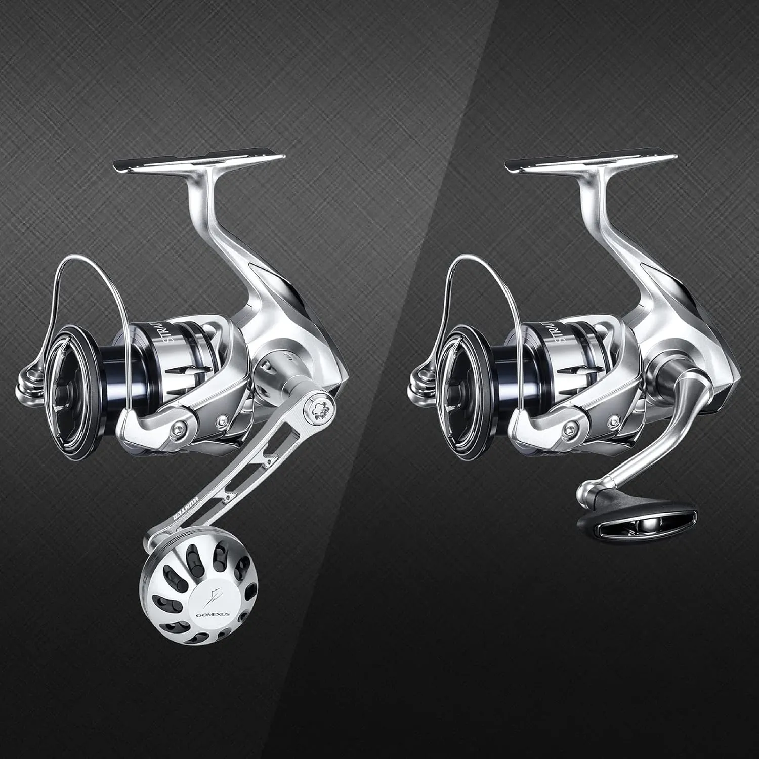 GOMEXUS Power Handle for Shimano Stradic FL FM Stella Vanford Vanquish Nasci Twinpower 1000-5000 Spinning Reel Handle