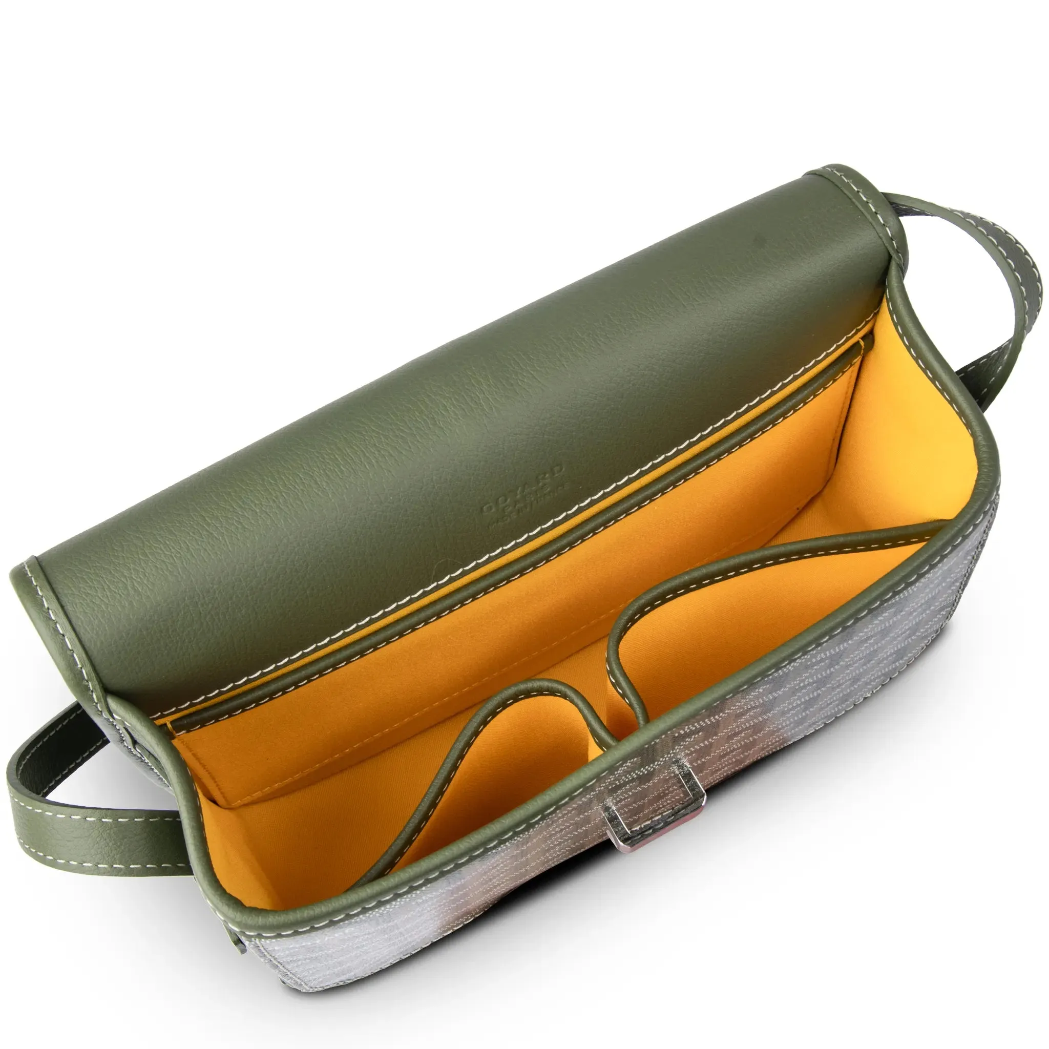 Goyardine Belvedere II Khaki PM Messenger Bag