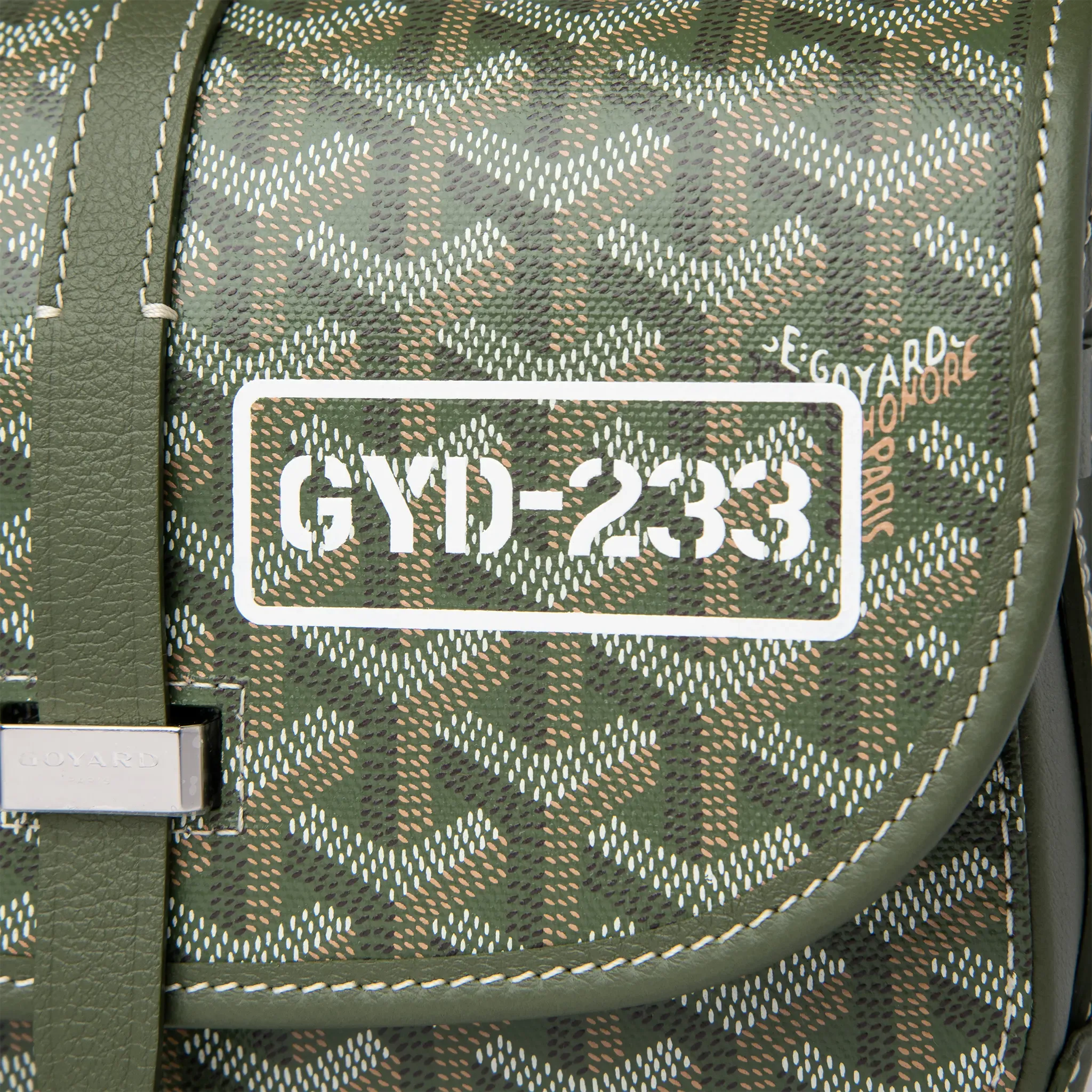Goyardine Belvedere II Khaki PM Messenger Bag