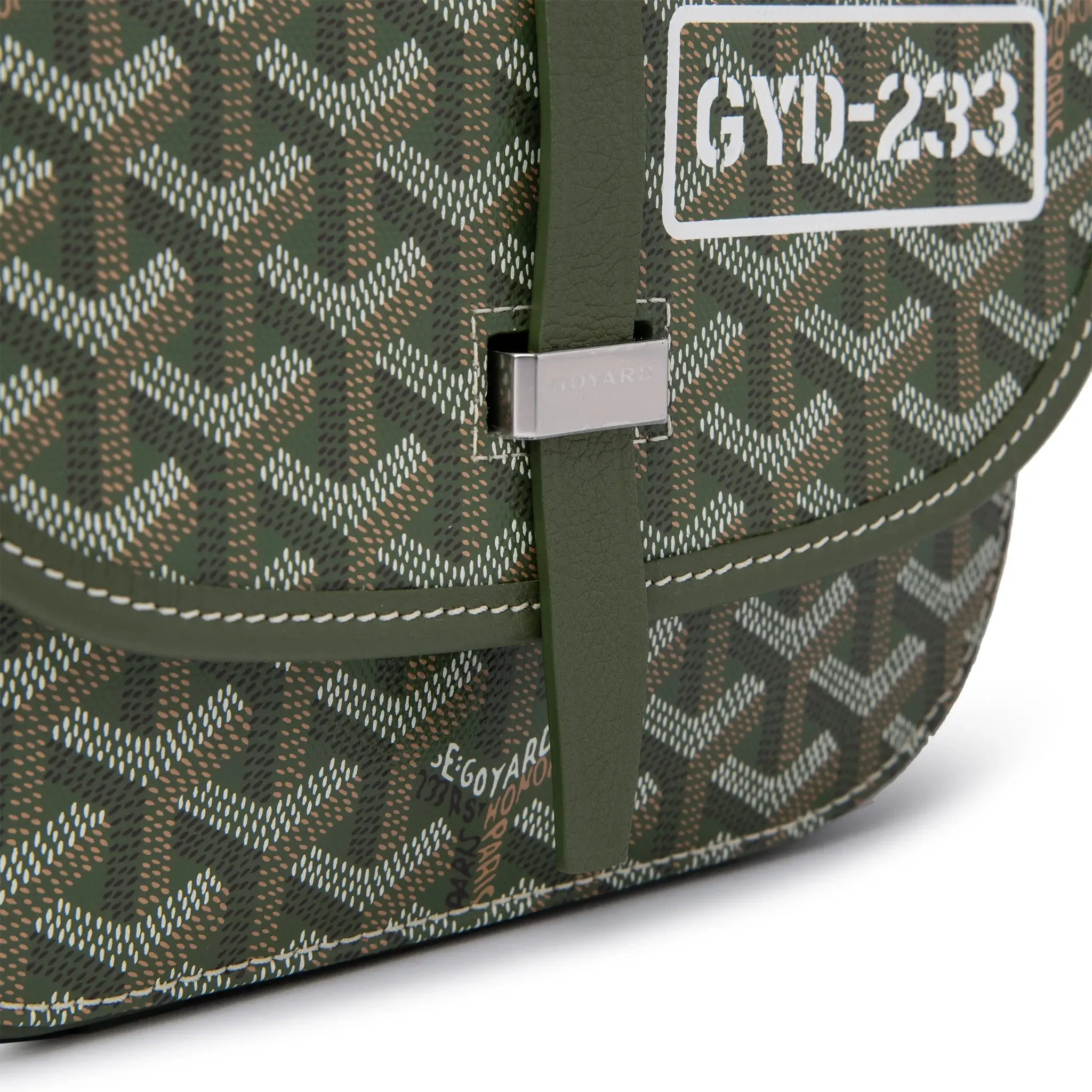 Goyardine Belvedere II Khaki PM Messenger Bag