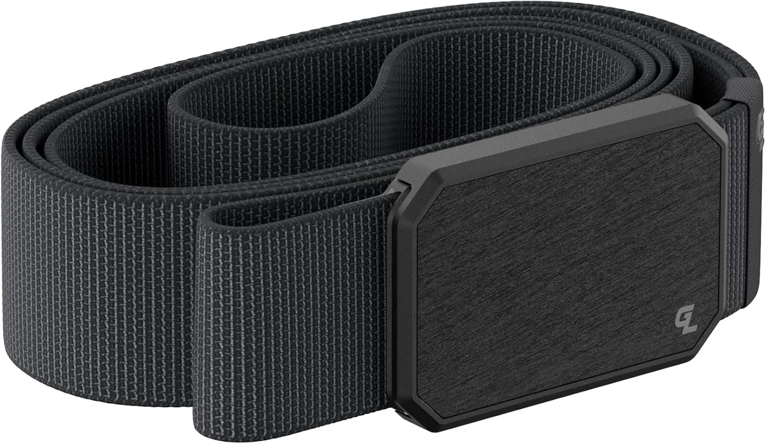 Groove Life Groove Belt Men's Stretch Nylon Belt with Magnetic Aluminum Buckle, Lifetime Coverage
