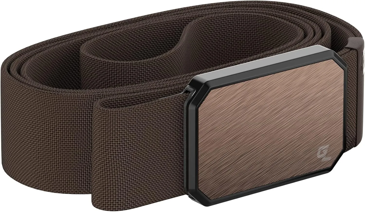 Groove Life Groove Belt Men's Stretch Nylon Belt with Magnetic Aluminum Buckle, Lifetime Coverage