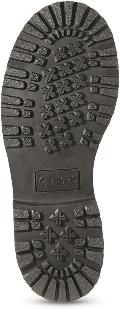 Guide Gear Rugged Timber Mens Chukka Boots Waterproof Leather Work Shoes, Moisture Wicking Insoles, Pull-On Ankle Boot