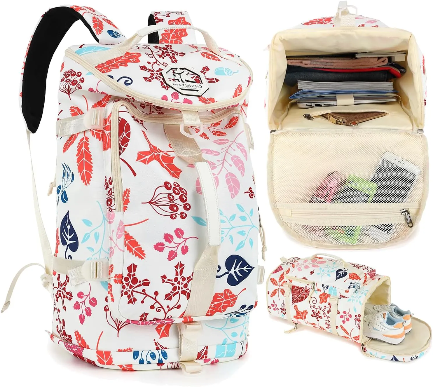 gym duffel bag backpack wrestling bag with shoe compartment 4 kinds of back method waterproof sports walking laptop