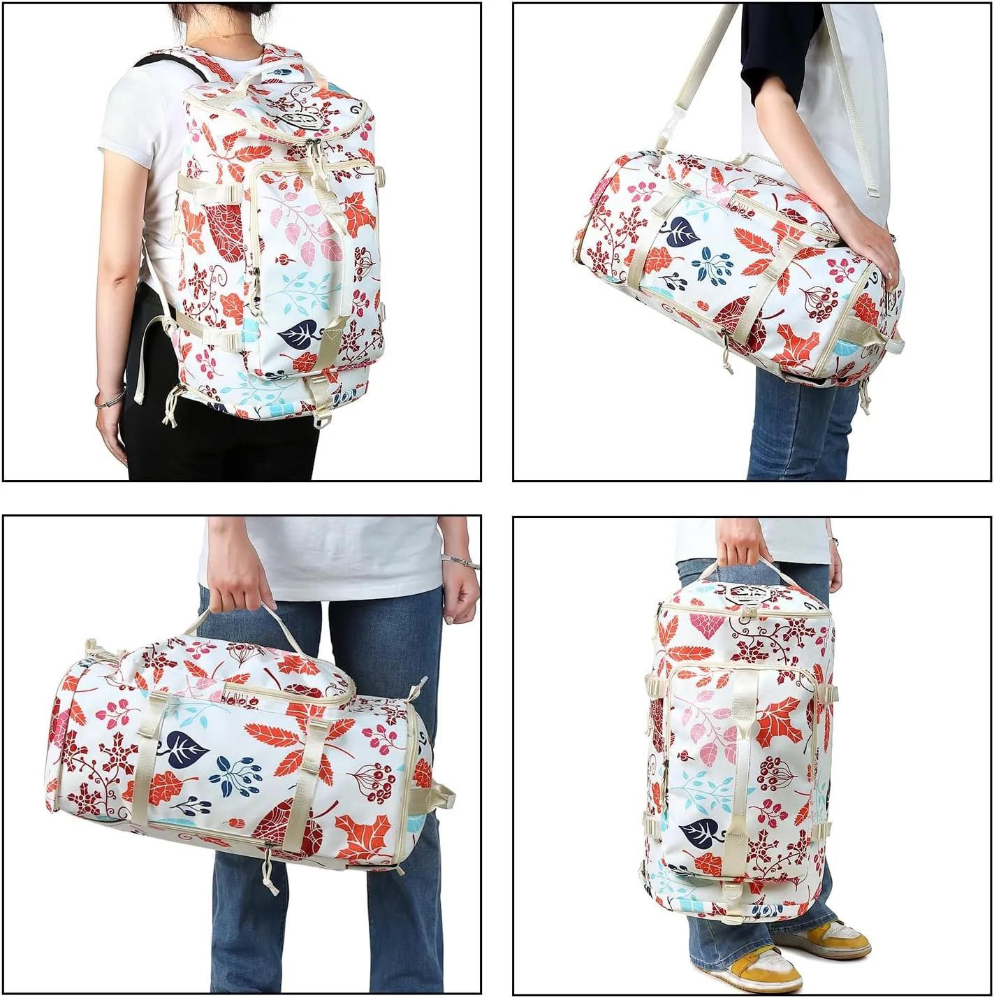 gym duffel bag backpack wrestling bag with shoe compartment 4 kinds of back method waterproof sports walking laptop
