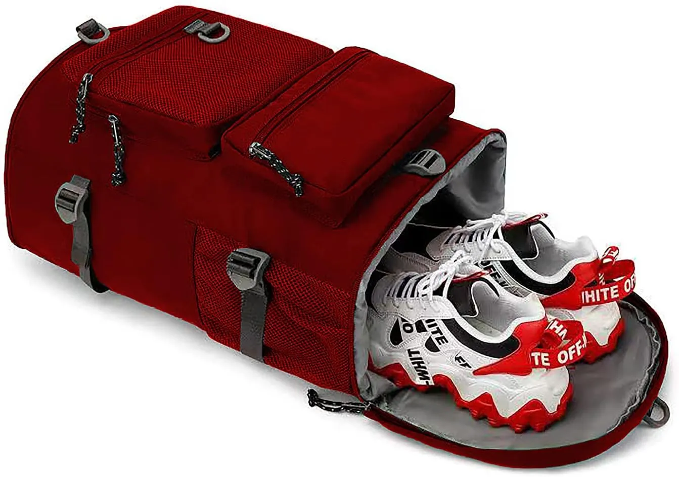 Gym Duffle Bag Backpack 4-Way Waterproof with Shoes Compartment for travel Sport Hiking laptop,Kalesi