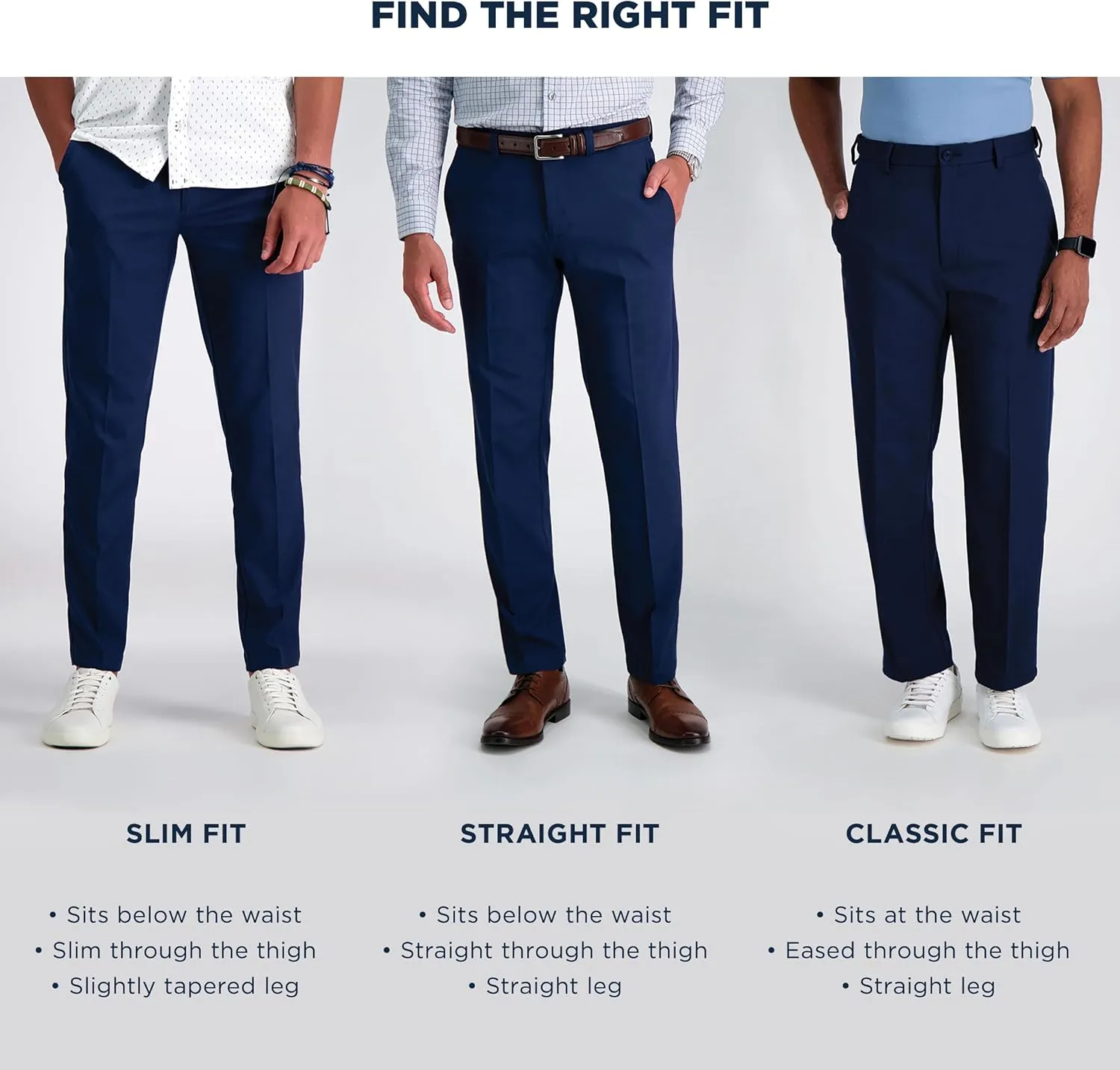 Haggar Men's Work to Weekend Classic Fit Pleat Regular and Big and Tall Sizes