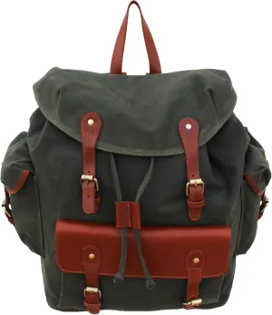 Handcrafted Canvas Outdoors Travel Utility Weekender Travel Bag Brown18SKB47