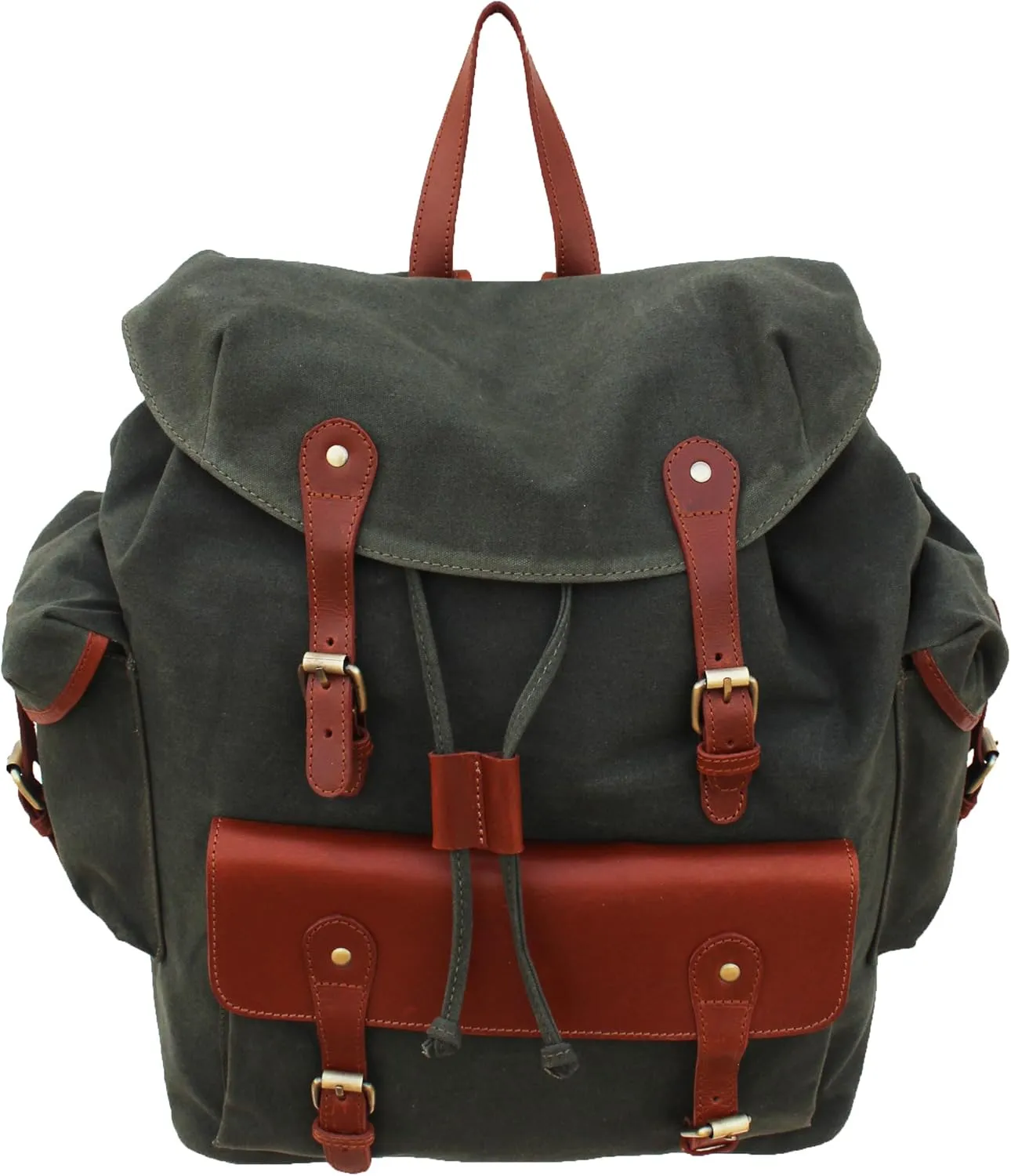 Handcrafted Canvas Outdoors Travel Utility Weekender Travel Bag Brown18SKB47